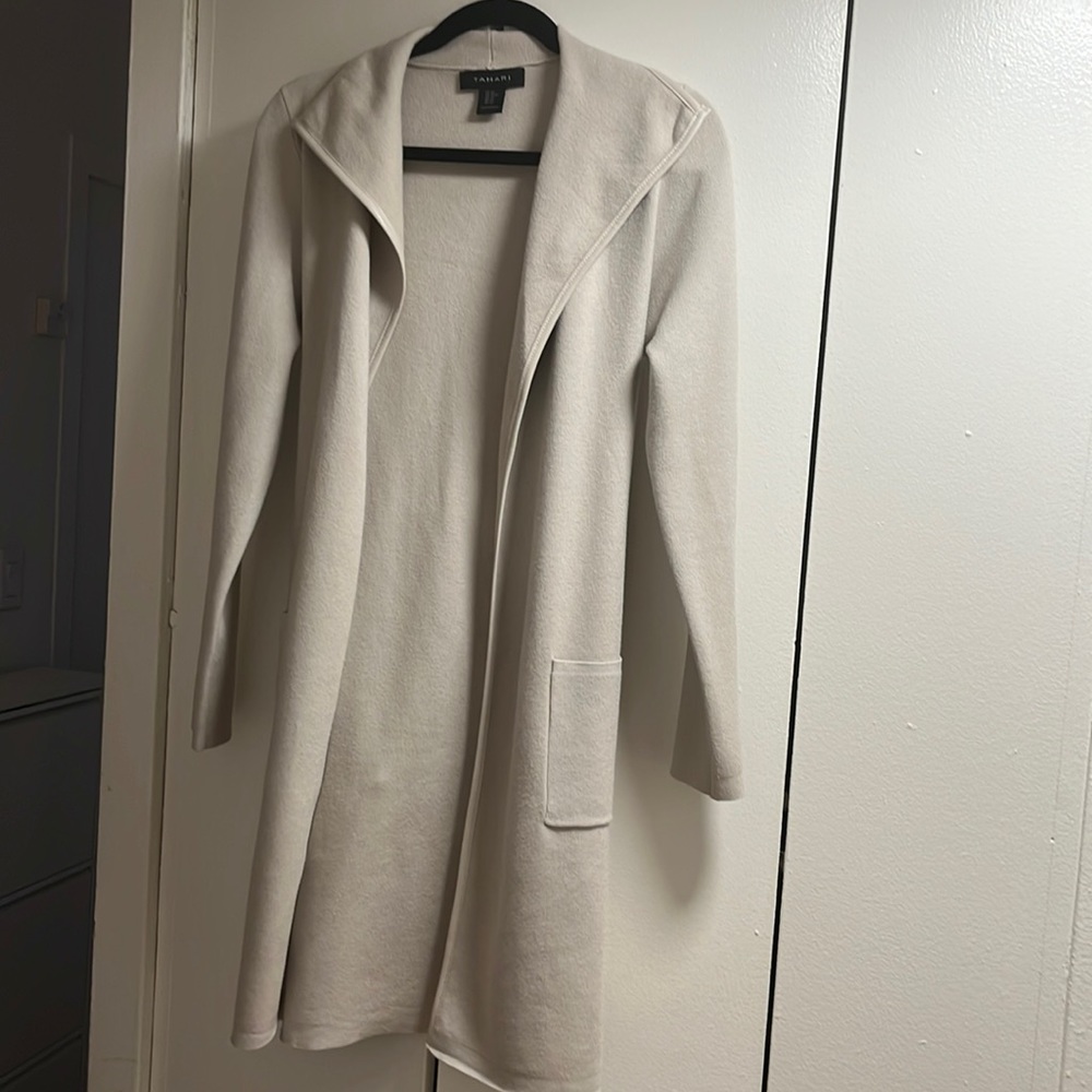 Tahari sweater jacket size xs